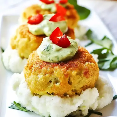 Crabless Cakes in Clouds