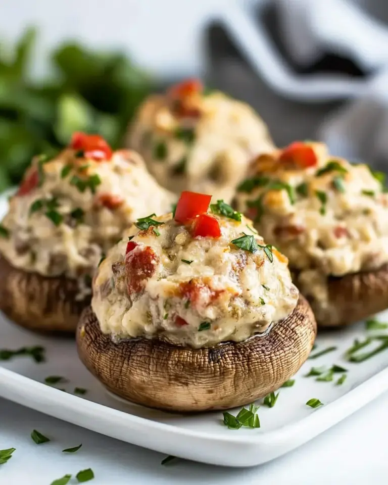 Cream Cheese Stuffed Mushrooms
