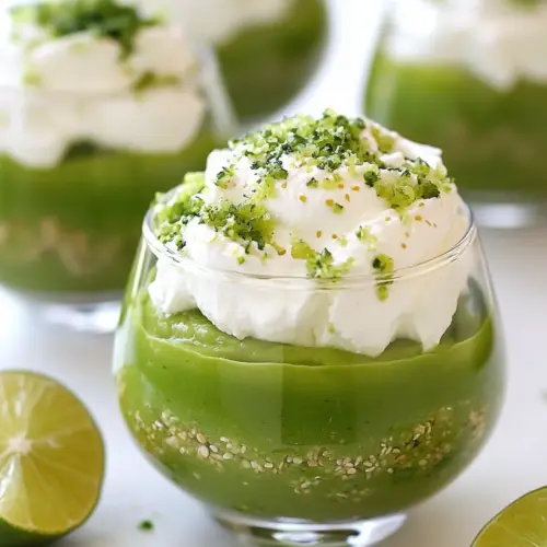 Creamy Avocado Lime Parfaits