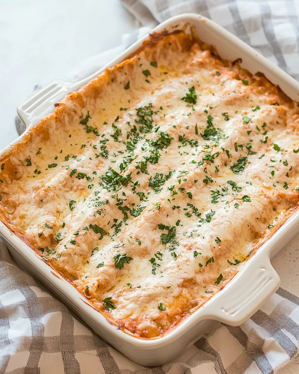 Creamy Chicken Enchiladas