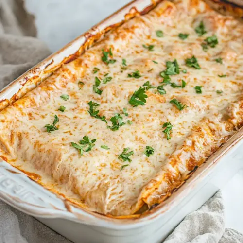 Creamy Chicken Enchiladas