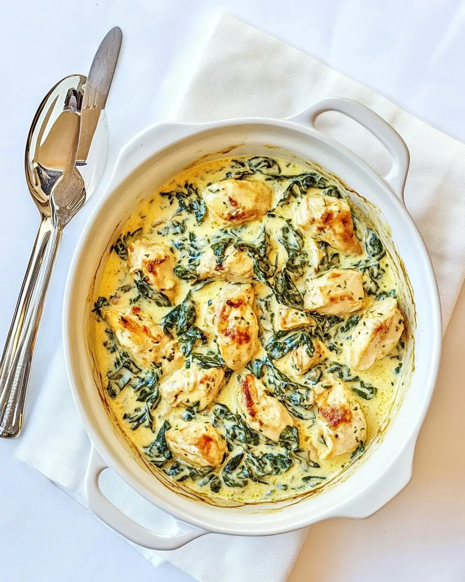 Creamy Chicken Florentine
