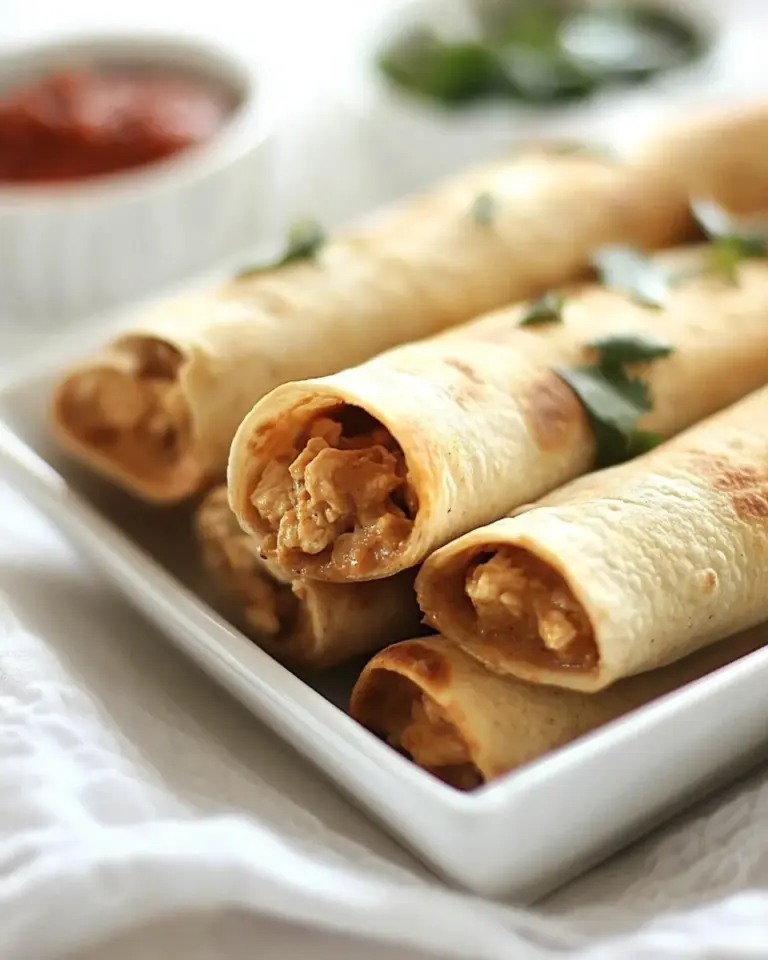 Creamy Chicken Taquitos