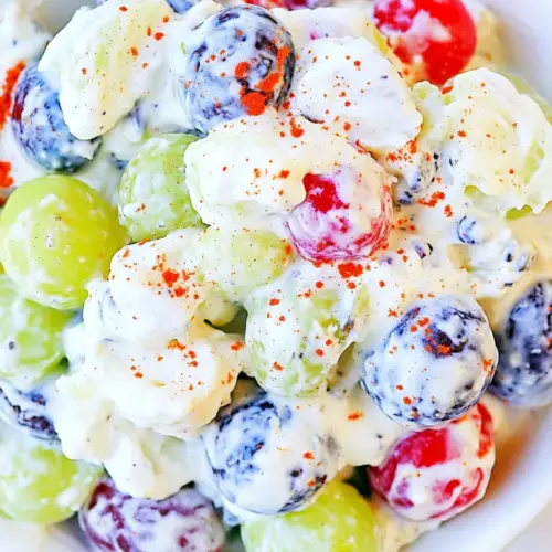 Creamy Grape Salad