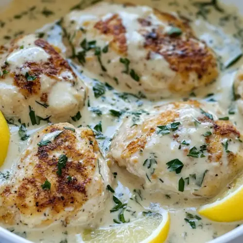 Creamy Lemon Garlic Chicken