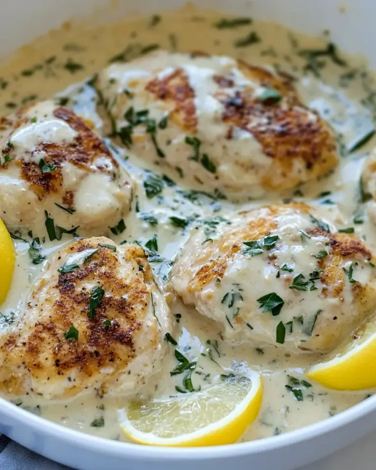 Creamy Lemon Garlic Chicken