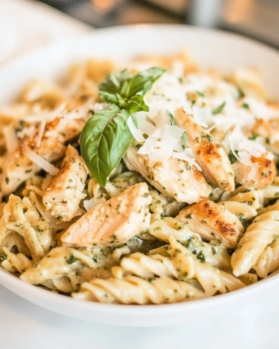 Creamy Pesto Chicken Pasta
