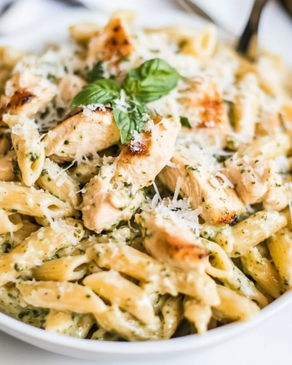 Creamy Pesto Chicken Pasta