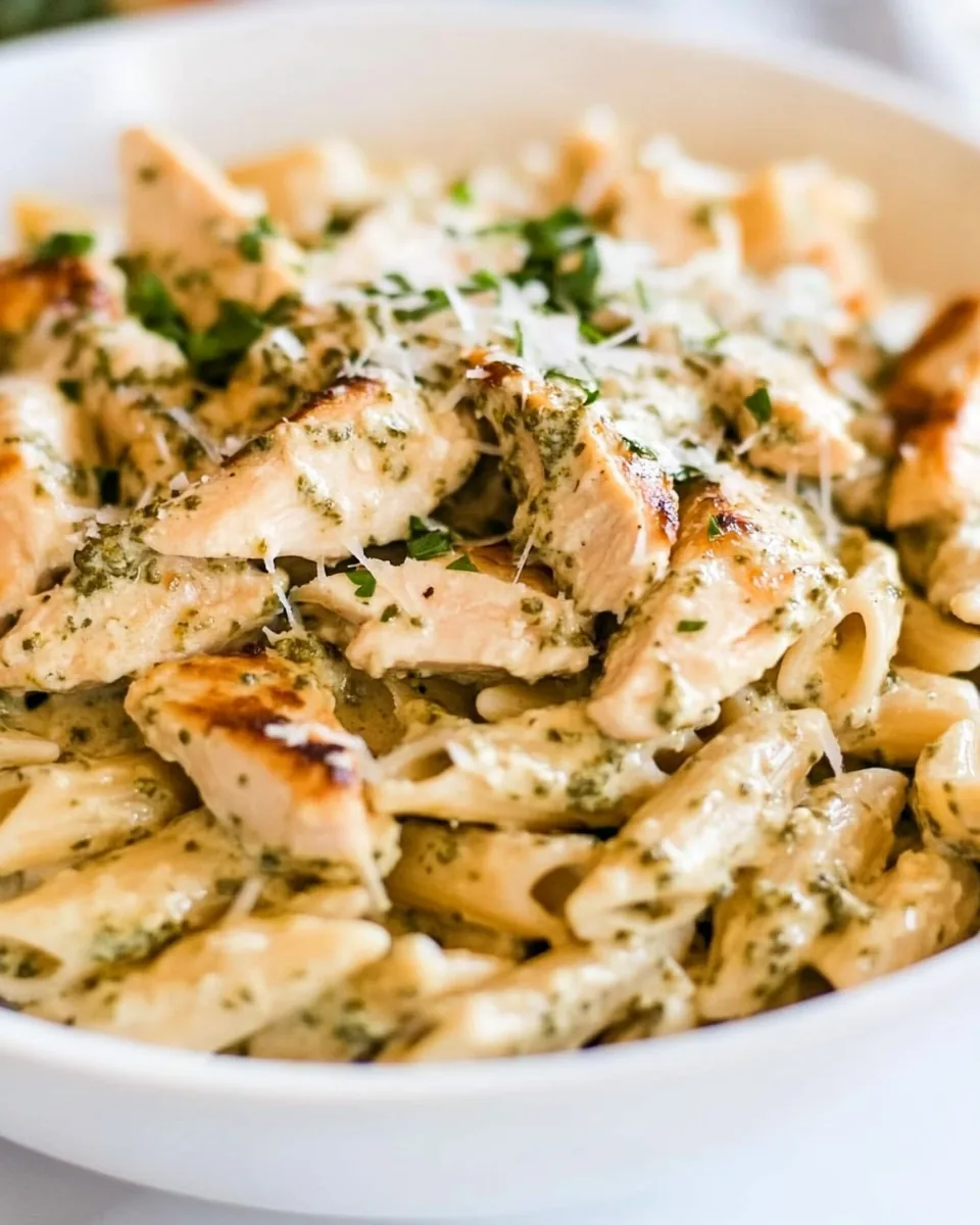 Creamy Pesto Chicken Pasta