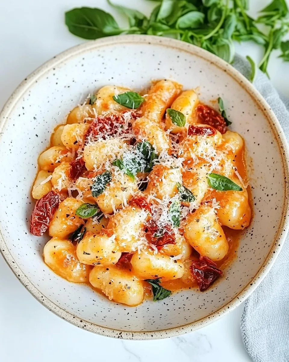 Creamy Sun Dried Tomato Gnocchi