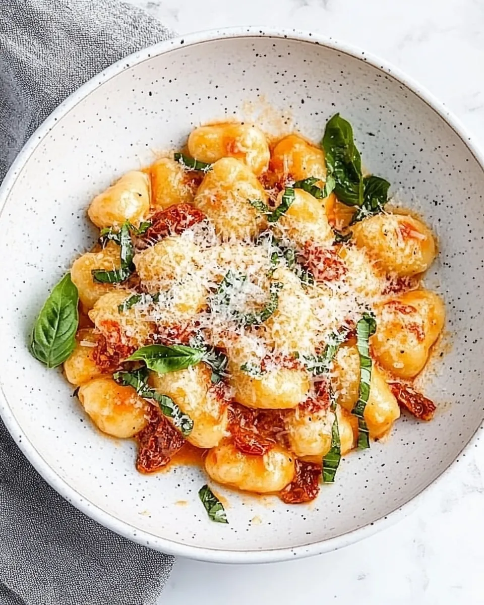 Creamy Sun Dried Tomato Gnocchi