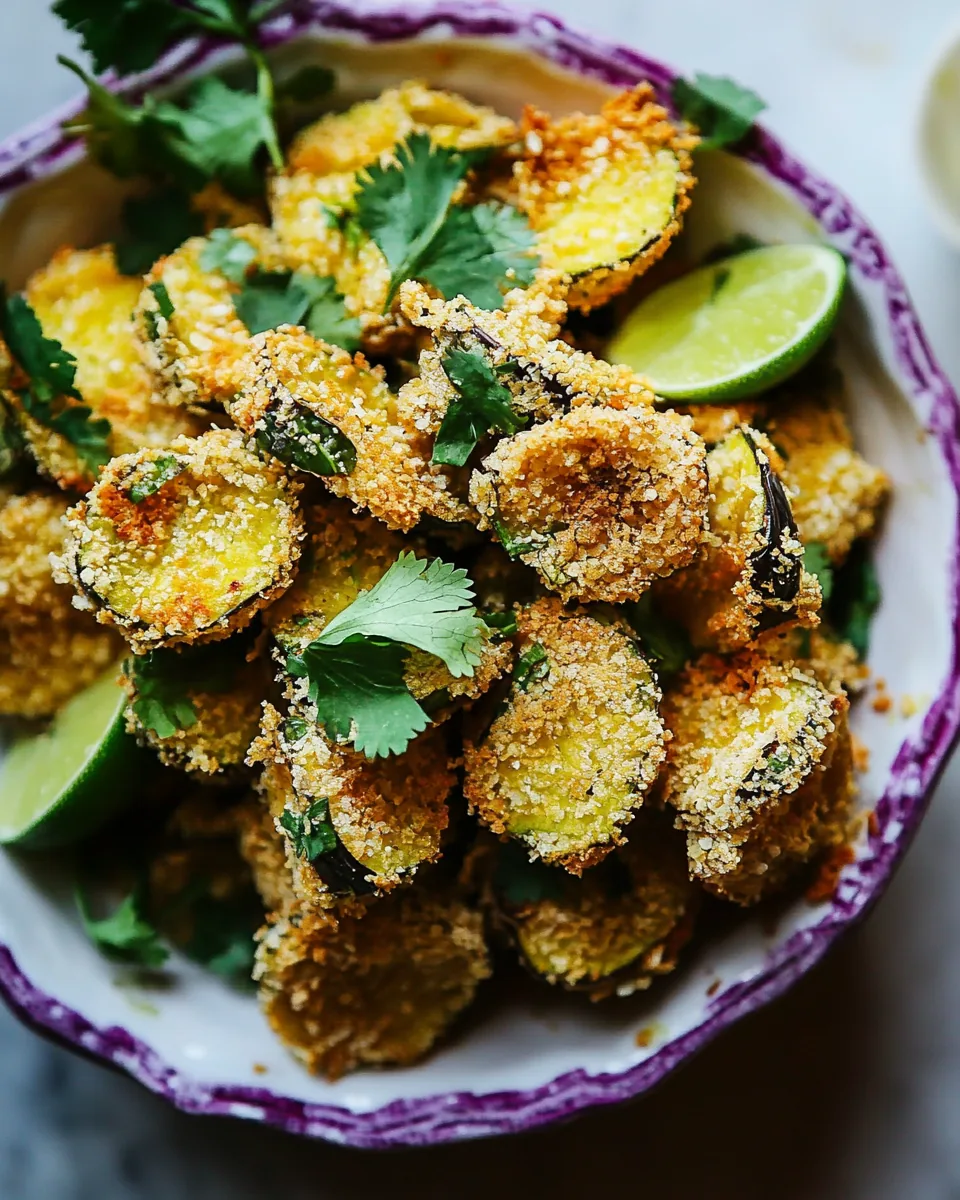 Crispy Eggplant Polenta Bites
