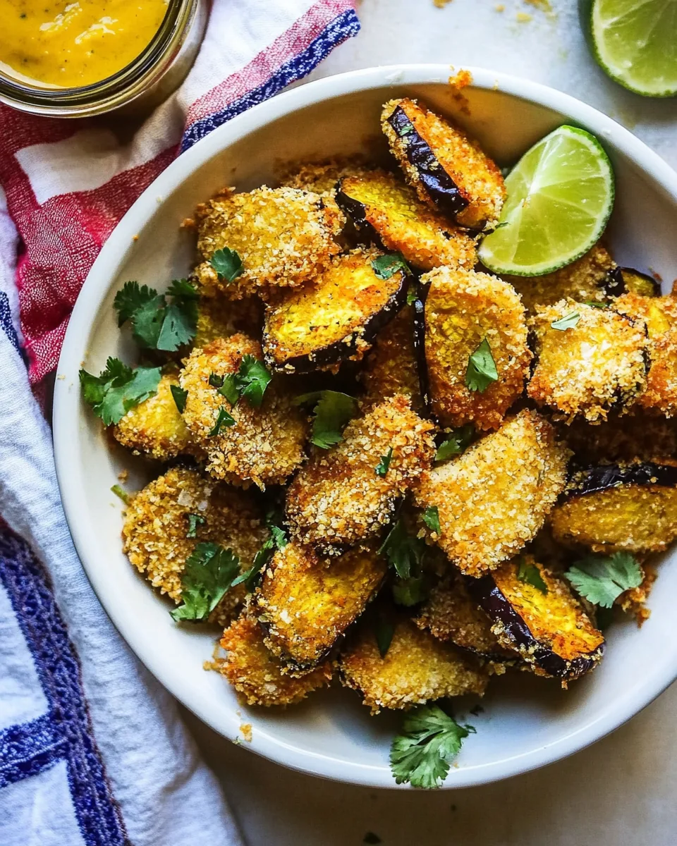 Crispy Eggplant Polenta Bites