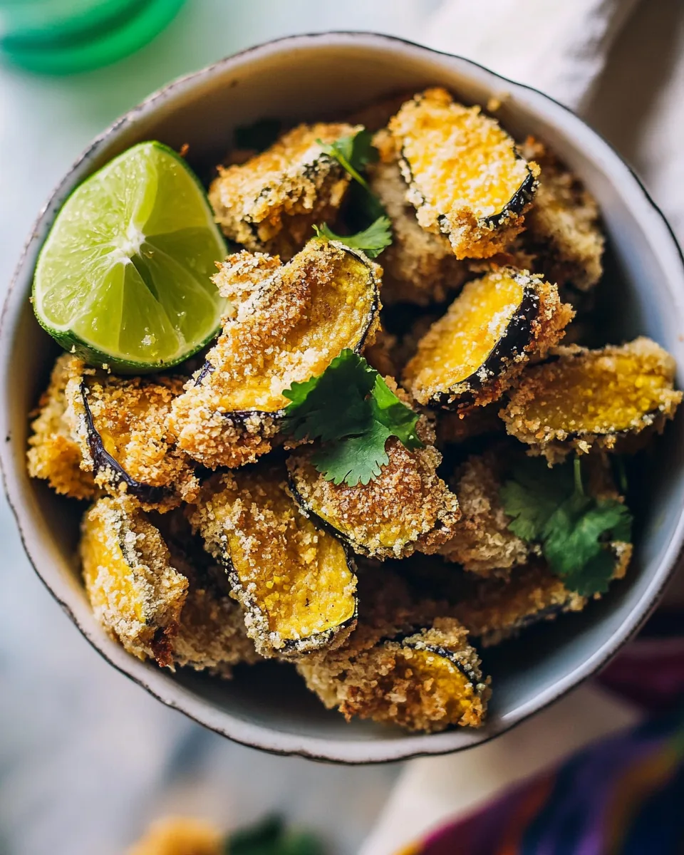 Crispy Eggplant Polenta Bites