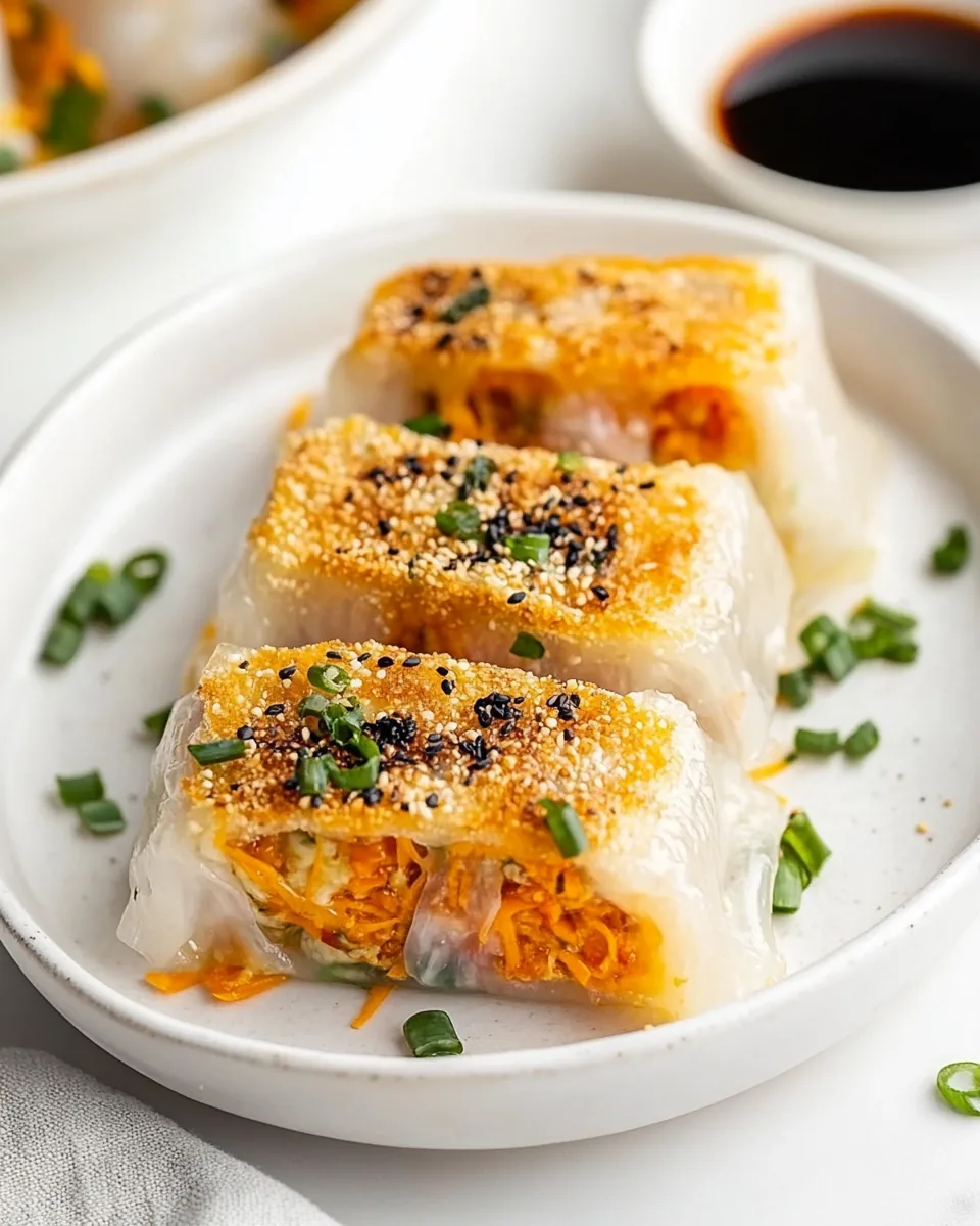 Crispy Kimchi Rice Paper Dumplings