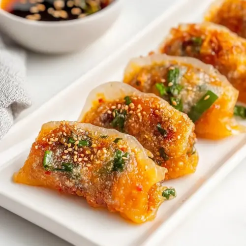 Crispy Kimchi Rice Paper Dumplings