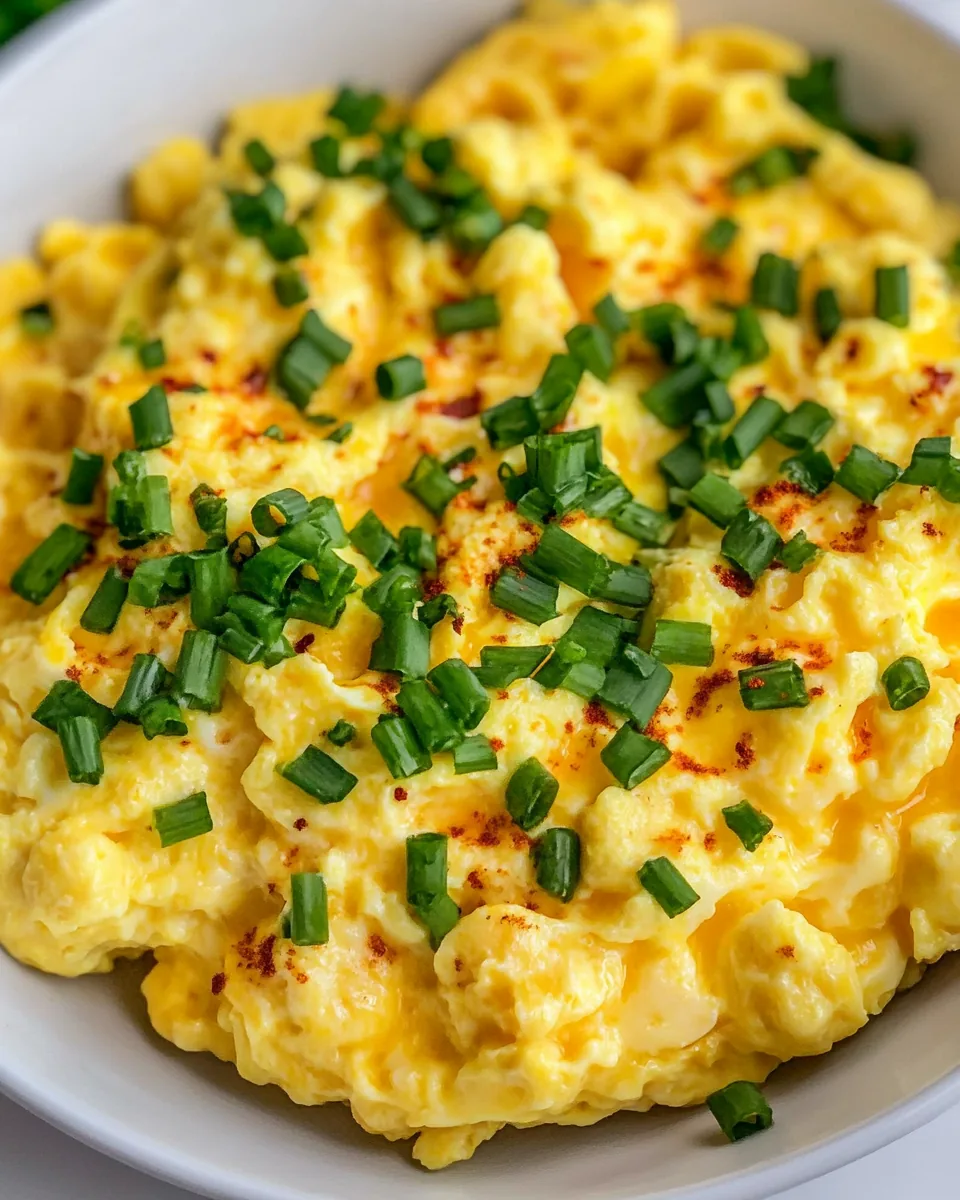 Crockpot Scrambled Eggs