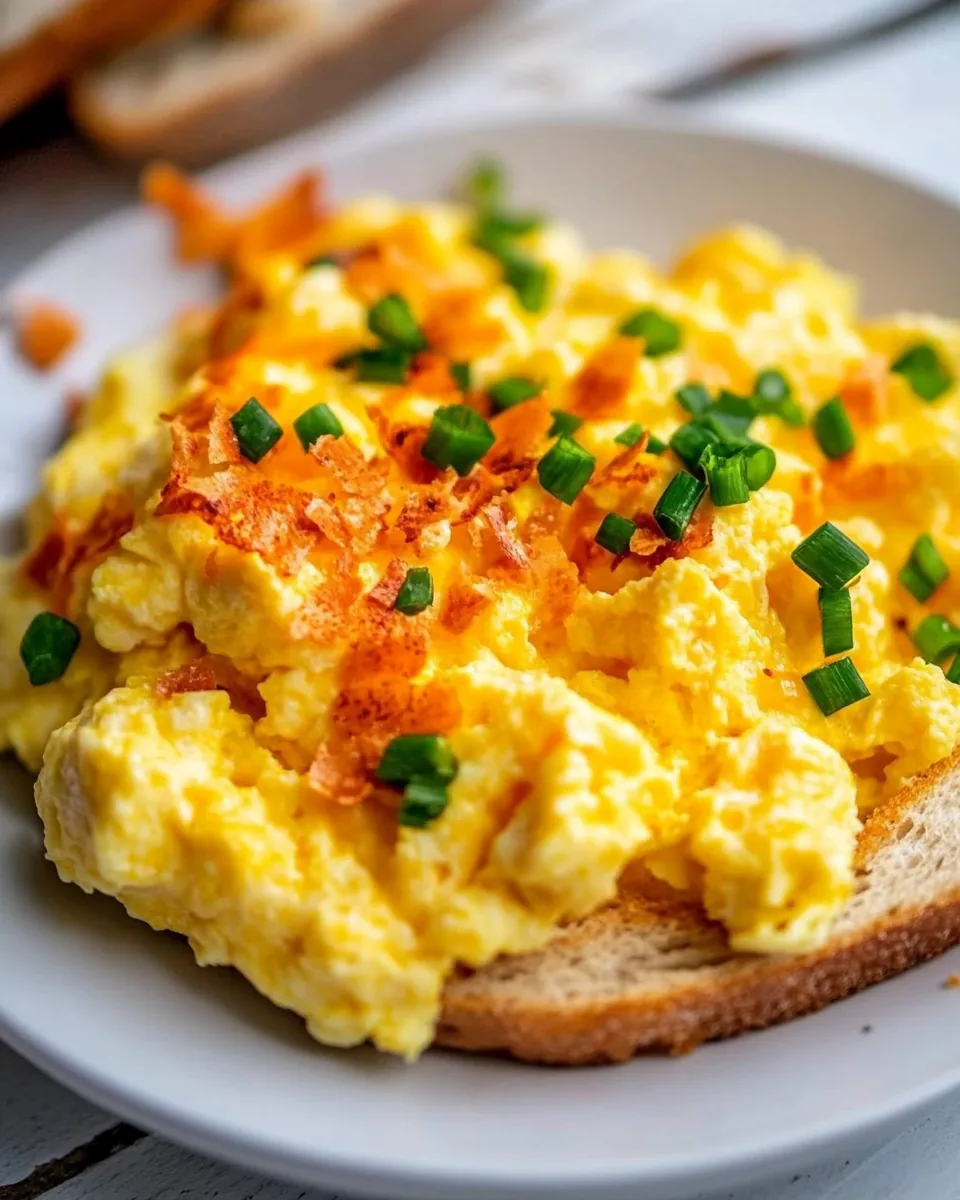 Crockpot Scrambled Eggs