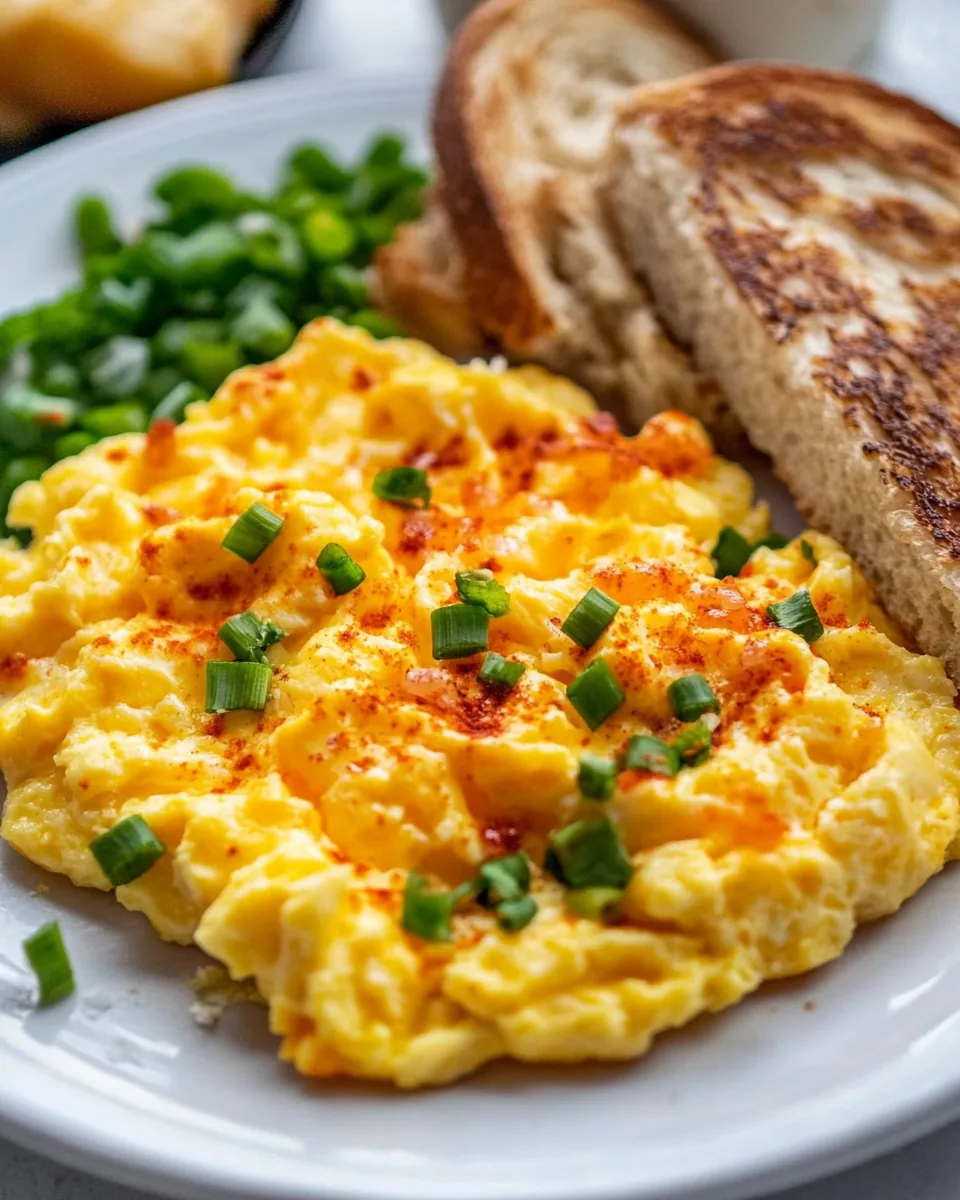 Crockpot Scrambled Eggs