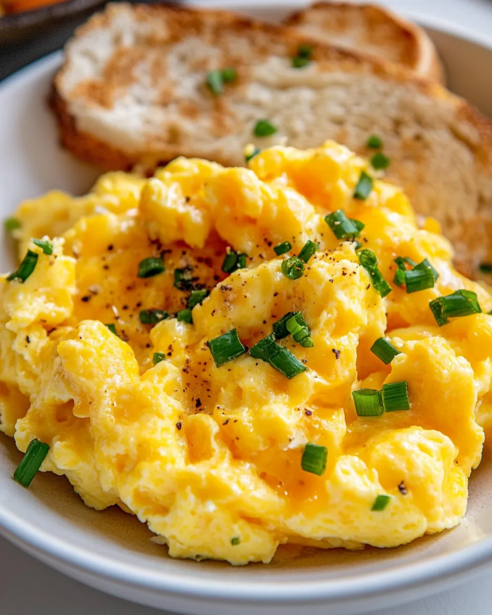 Crockpot Scrambled Eggs
