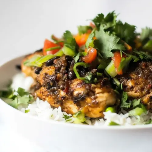 Cuban Black Beans Chicken With Rice
