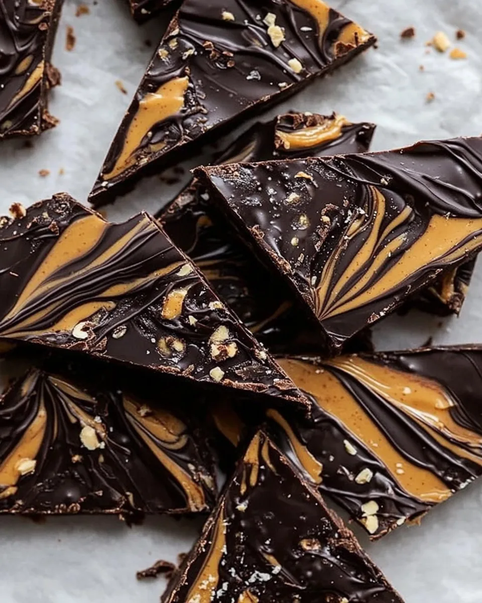Dark Chocolate Peanut Butter Bark