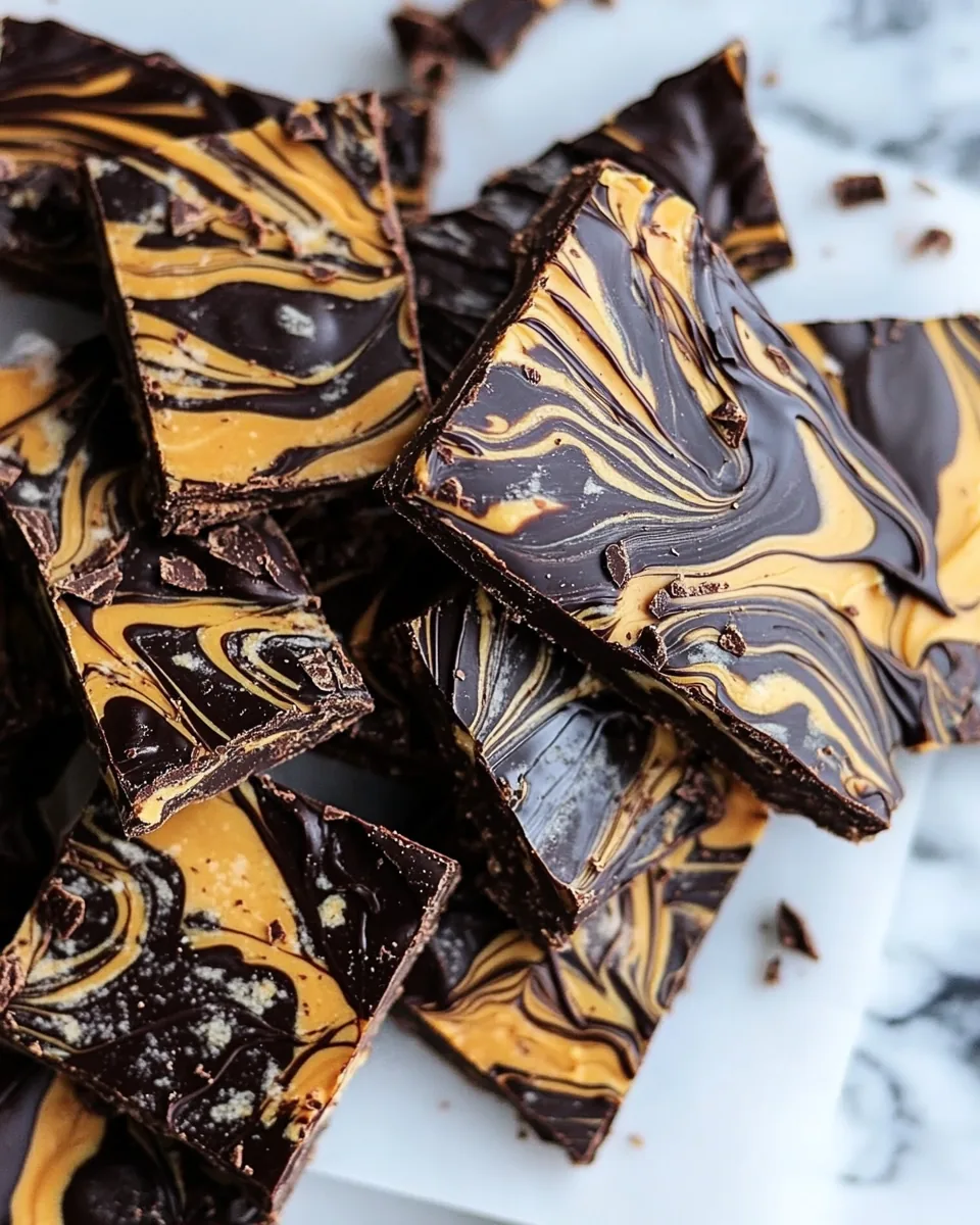 Dark Chocolate Peanut Butter Bark