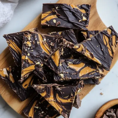Dark Chocolate Peanut Butter Bark