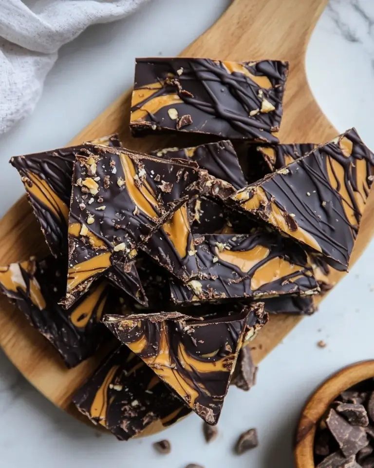 Dark Chocolate Peanut Butter Bark