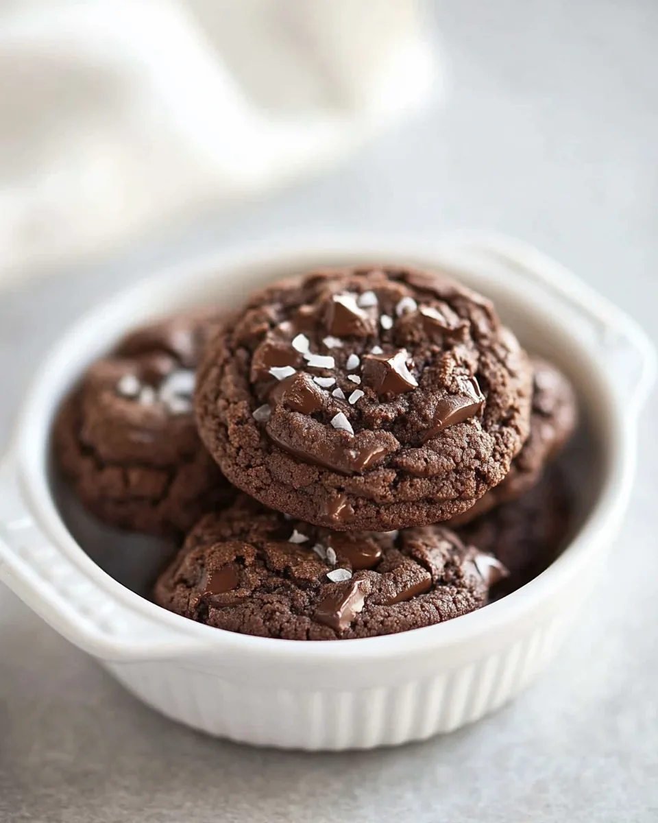 Double Chocolate Chipotle Cookies
