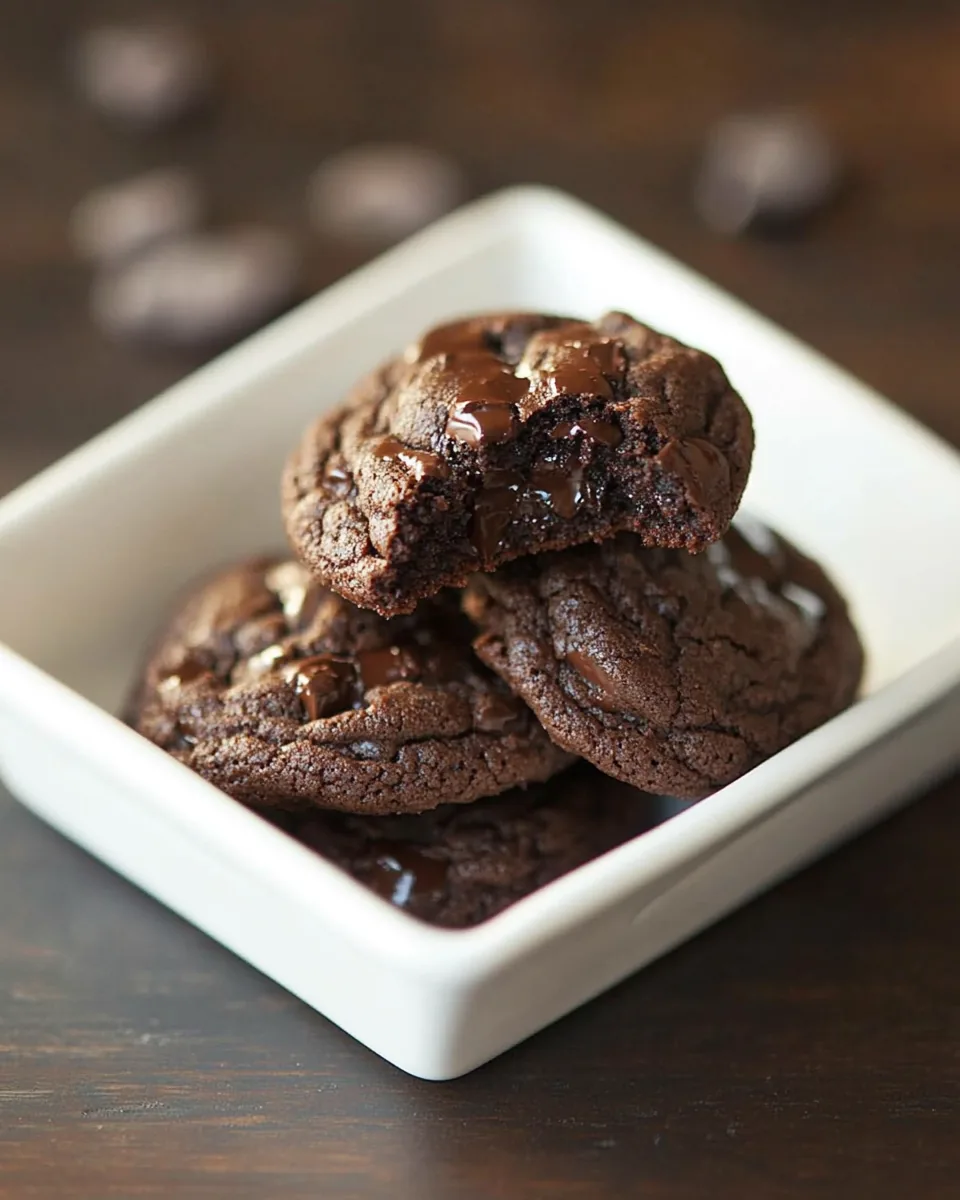 Double Chocolate Chipotle Cookies
