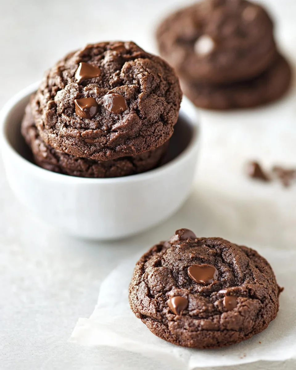 Double Chocolate Chipotle Cookies