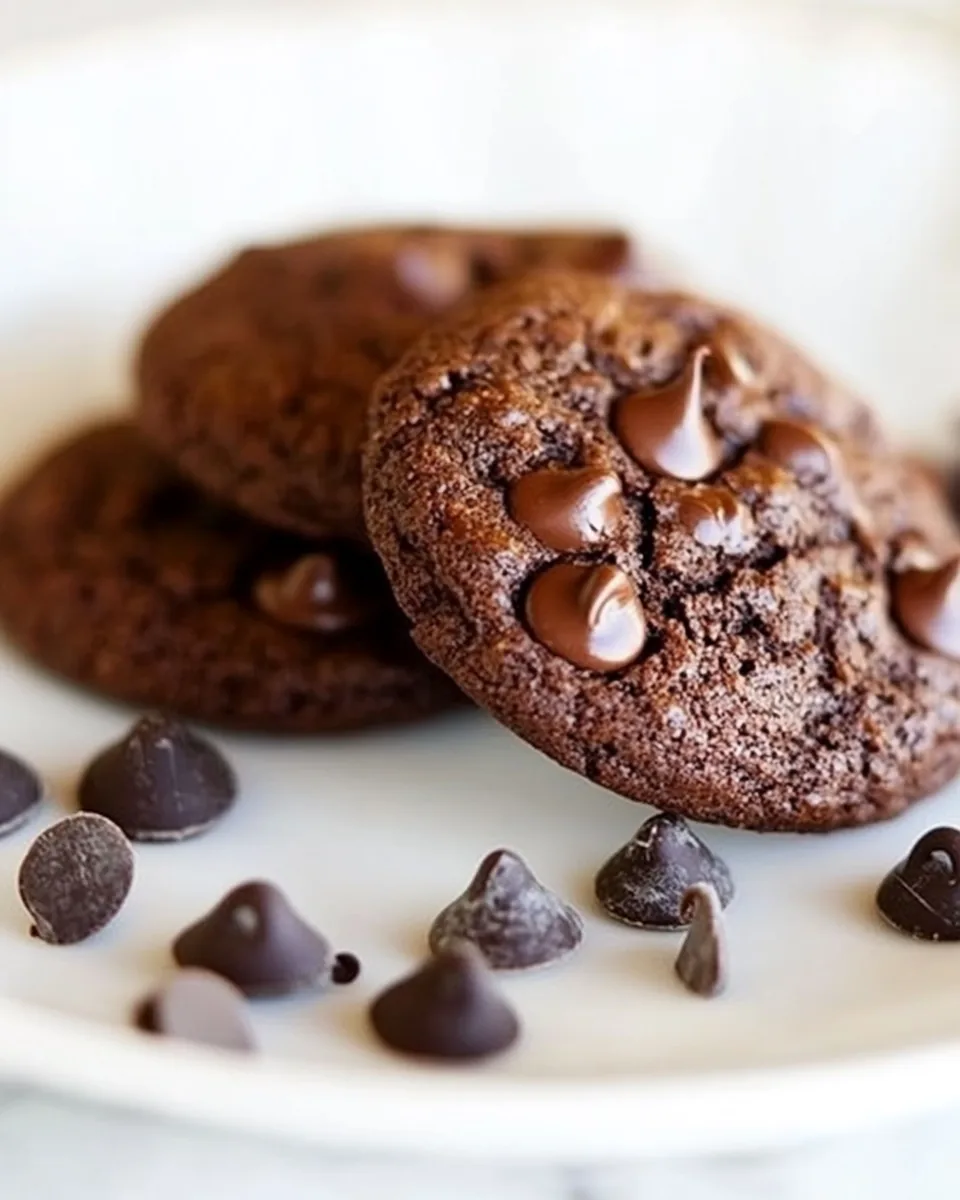 Double Chocolate Cookies