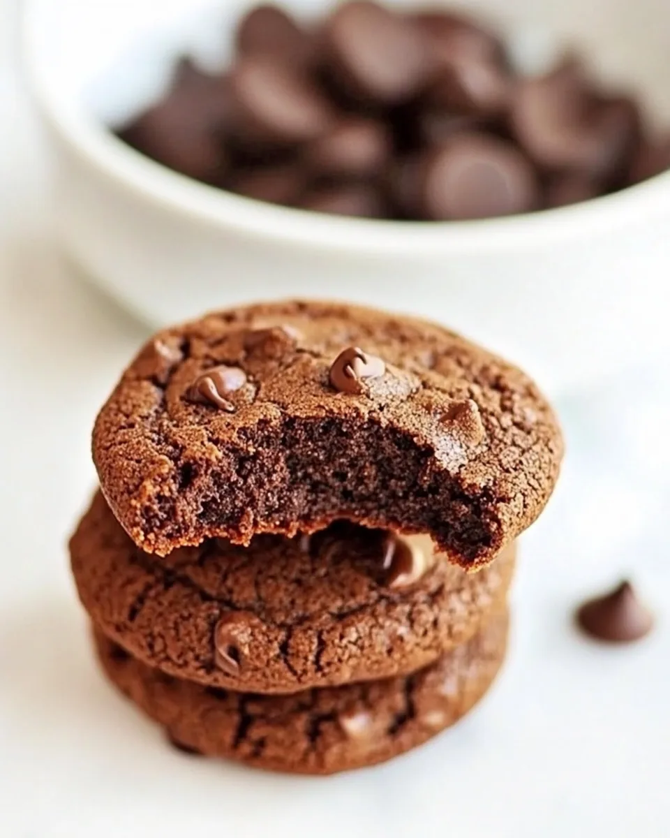 Double Chocolate Cookies