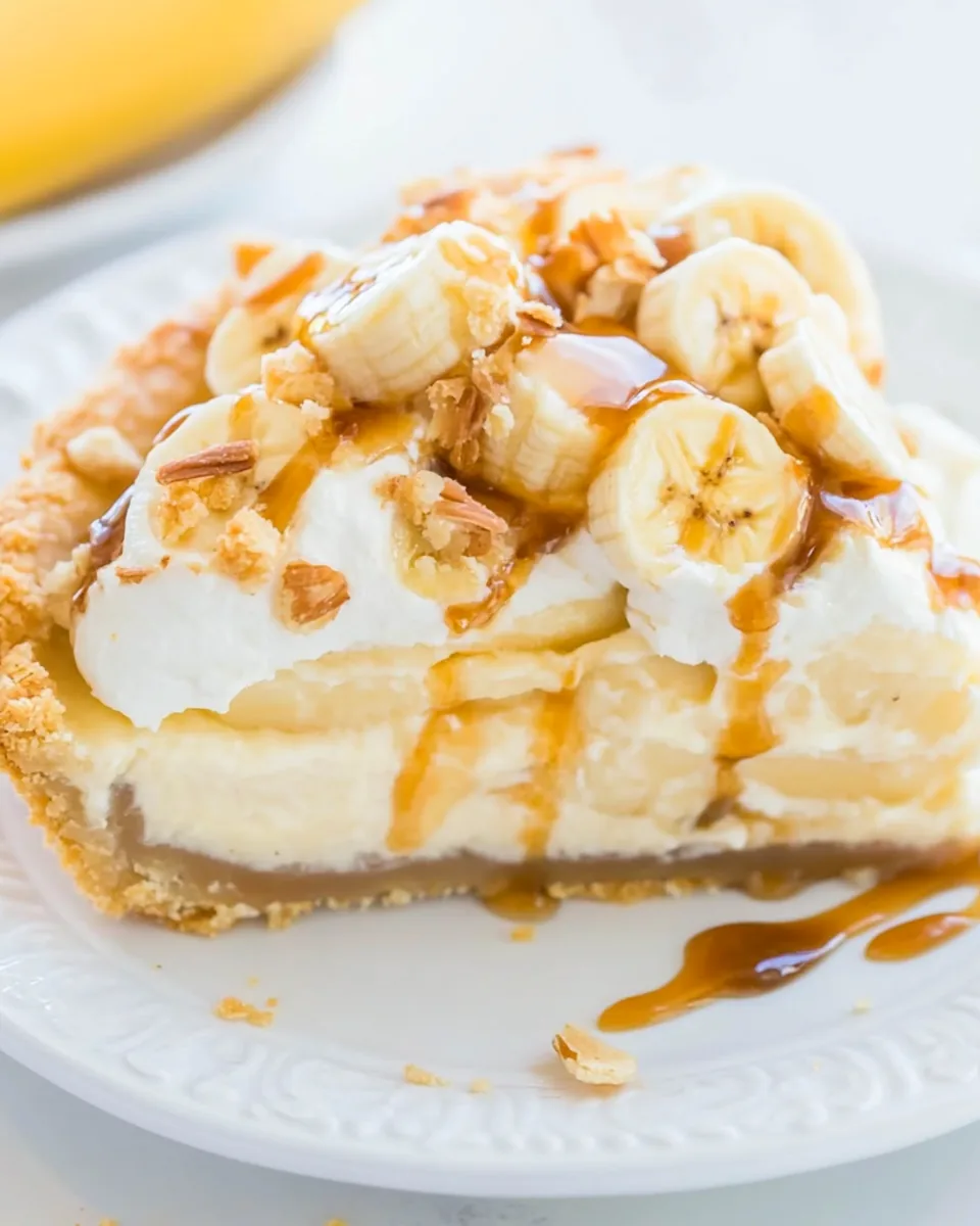 Easy Banana Cream Pudding Pie