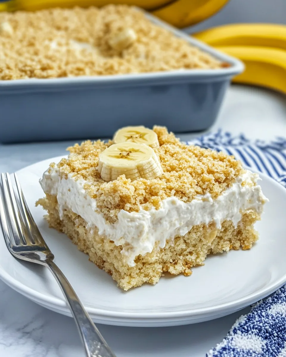 Easy Banana Pudding Cake