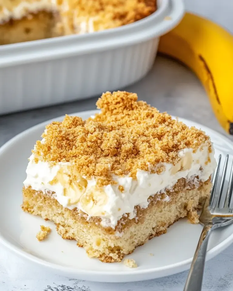 Easy Banana Pudding Cake