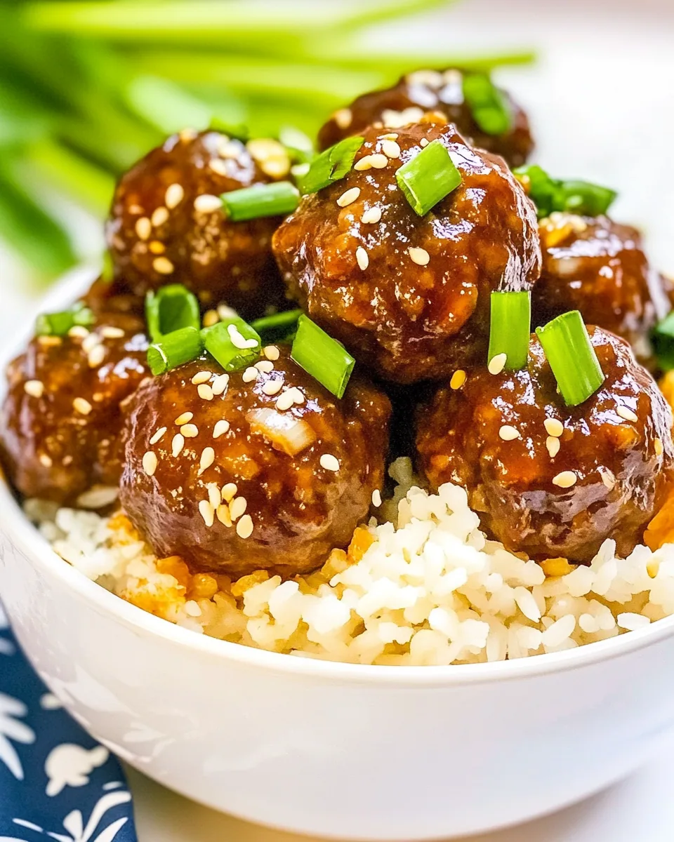 Easy Beef Bulgogi Meatballs