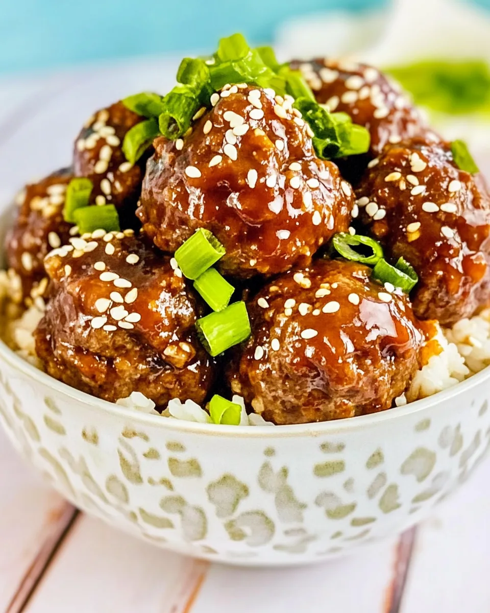 Easy Beef Bulgogi Meatballs