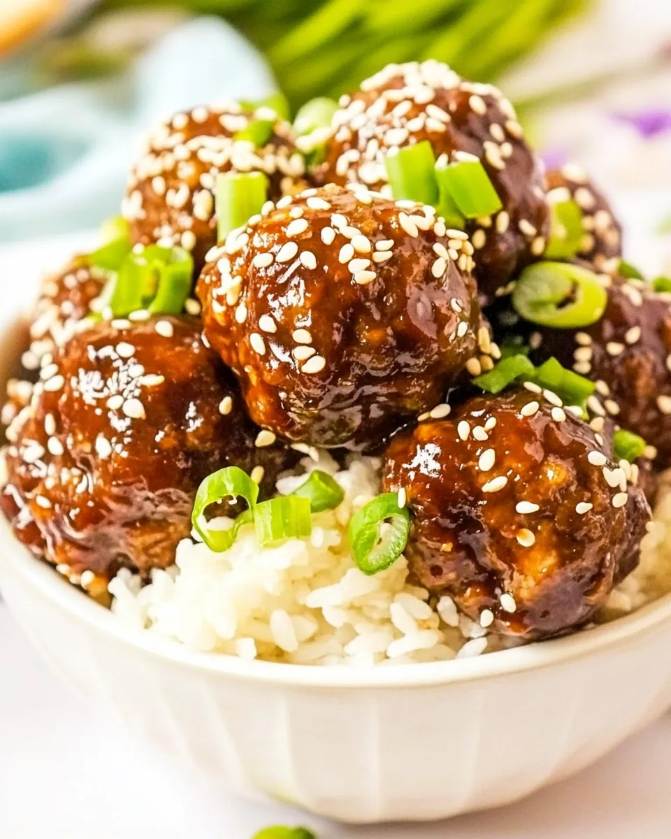 Easy Beef Bulgogi Meatballs