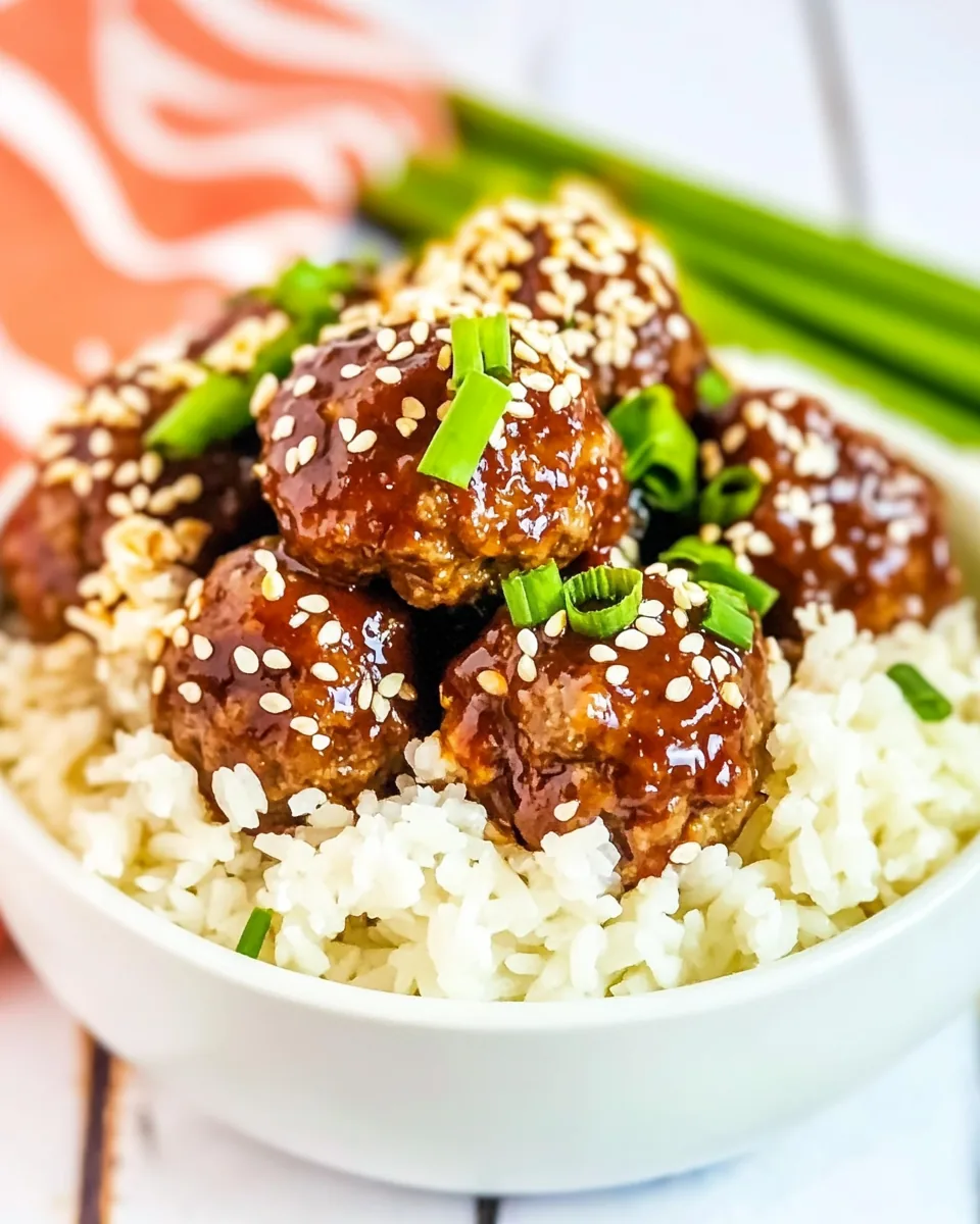 Easy Beef Bulgogi Meatballs