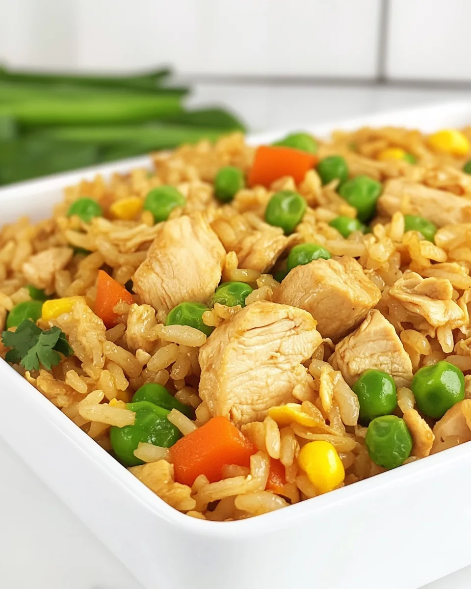 Easy Chicken Fried Rice