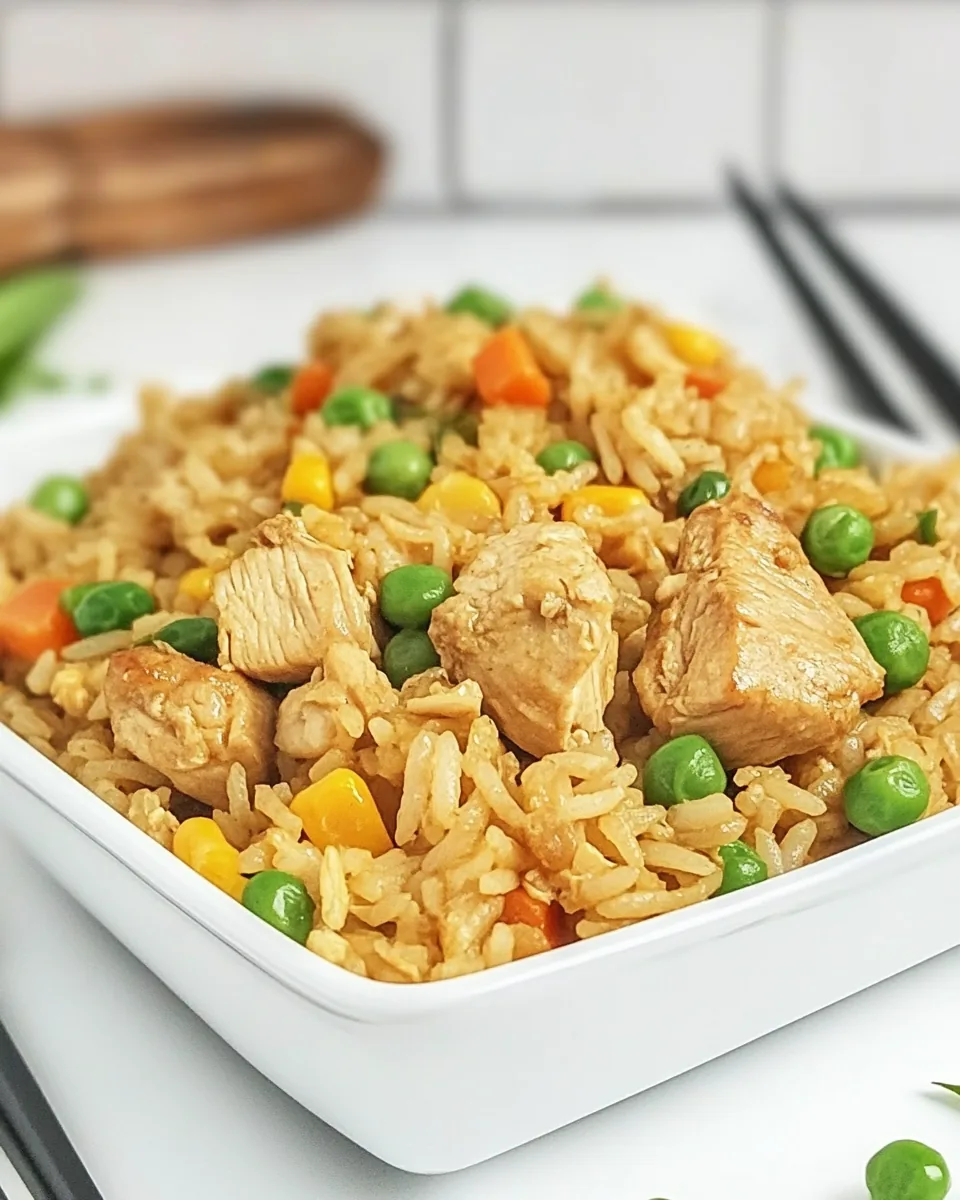 Easy Chicken Fried Rice