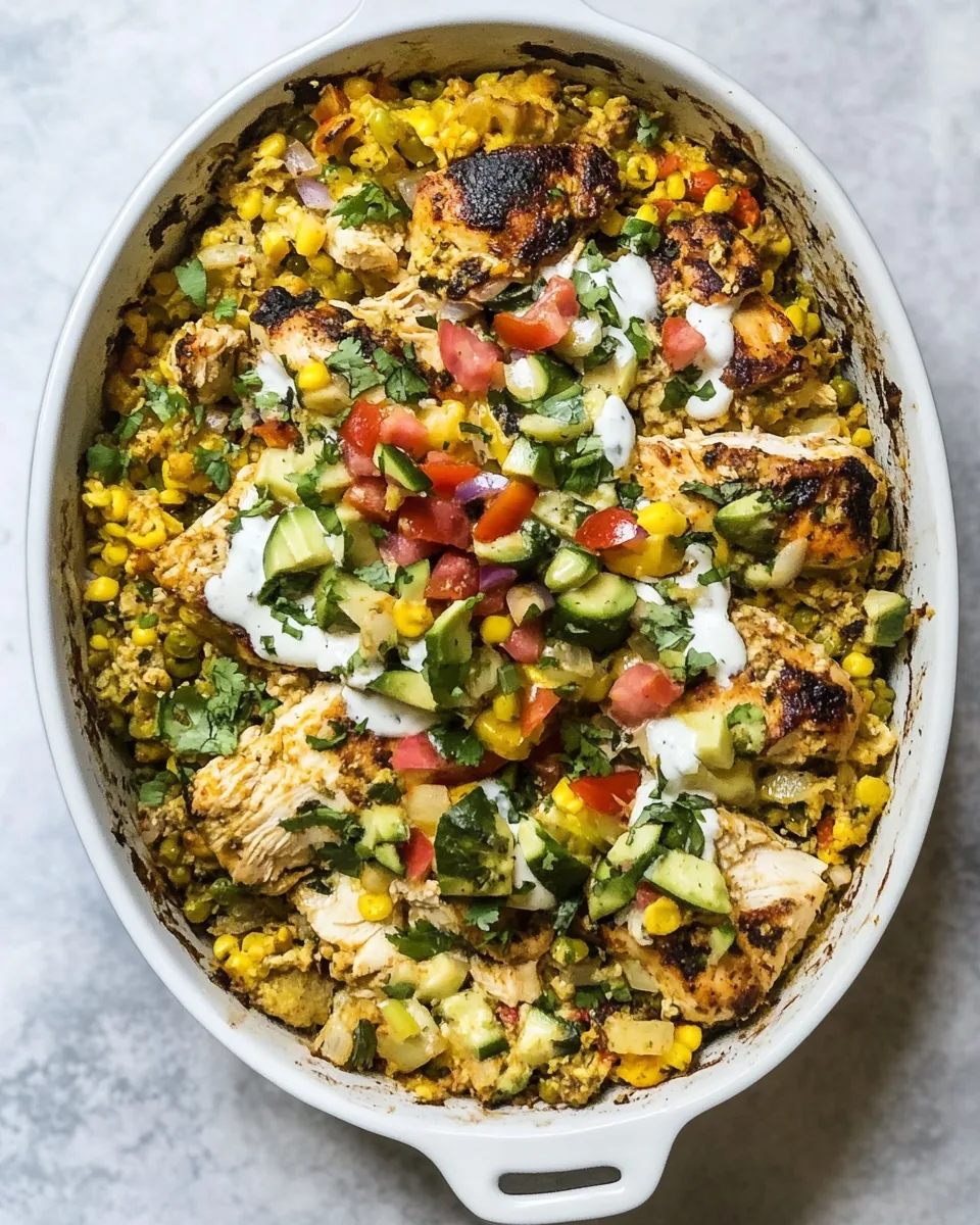 Easy Chicken Shawarma Casserole