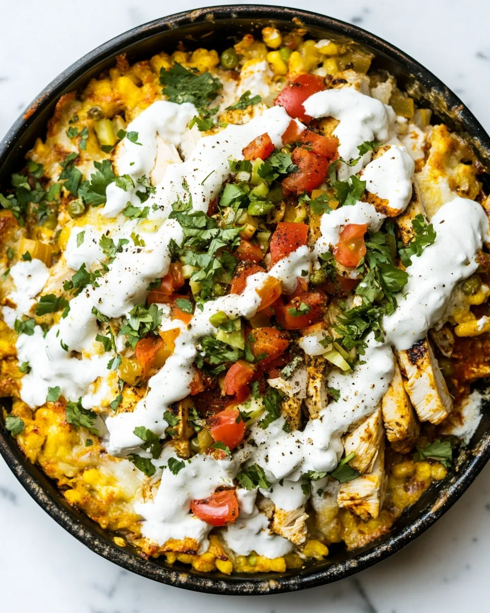 Easy Chicken Shawarma Casserole