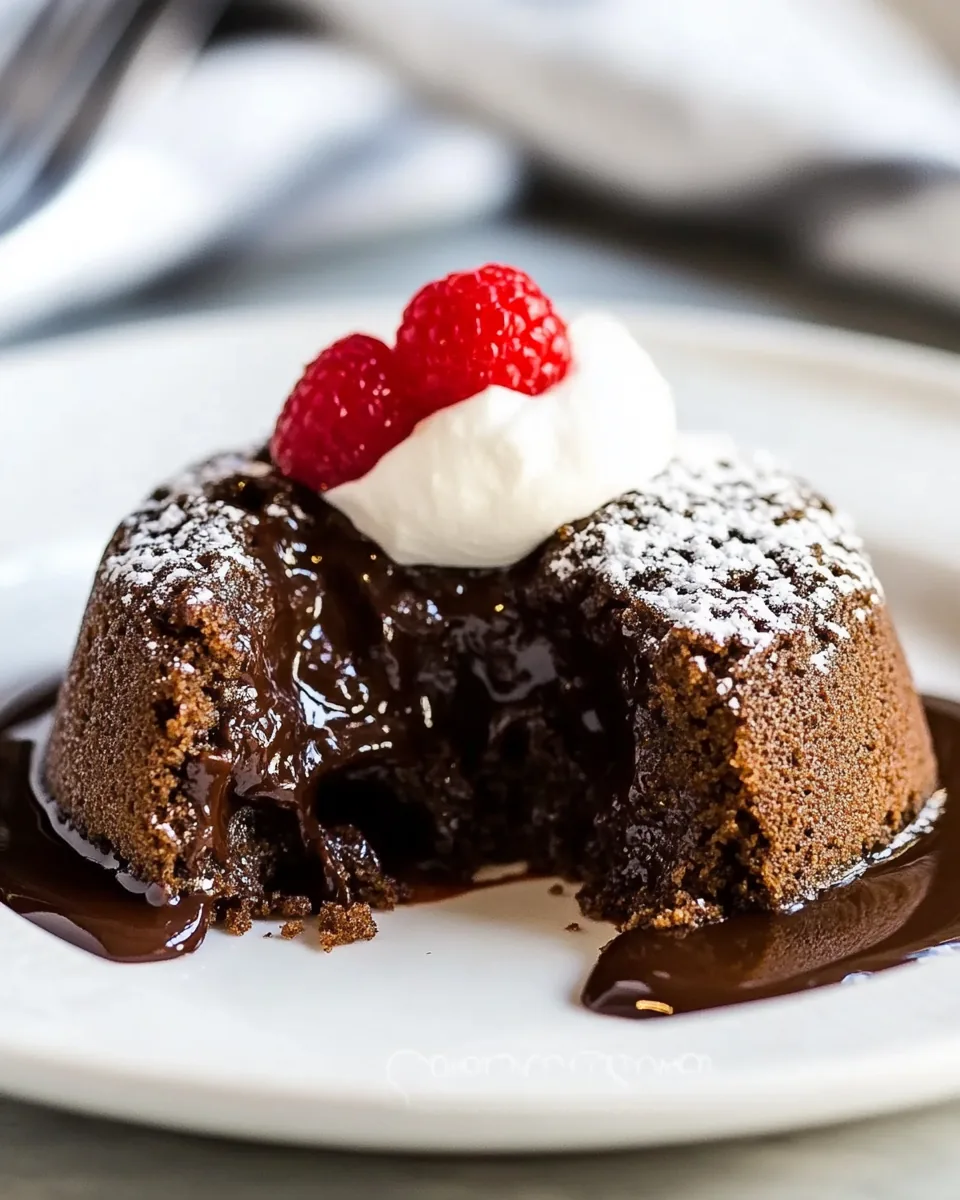 Easy Chocolate Lava Cake
