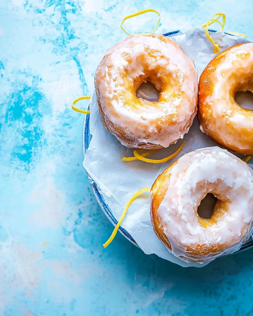 Easy Lemon Ricotta Old Fashioned Doughnuts