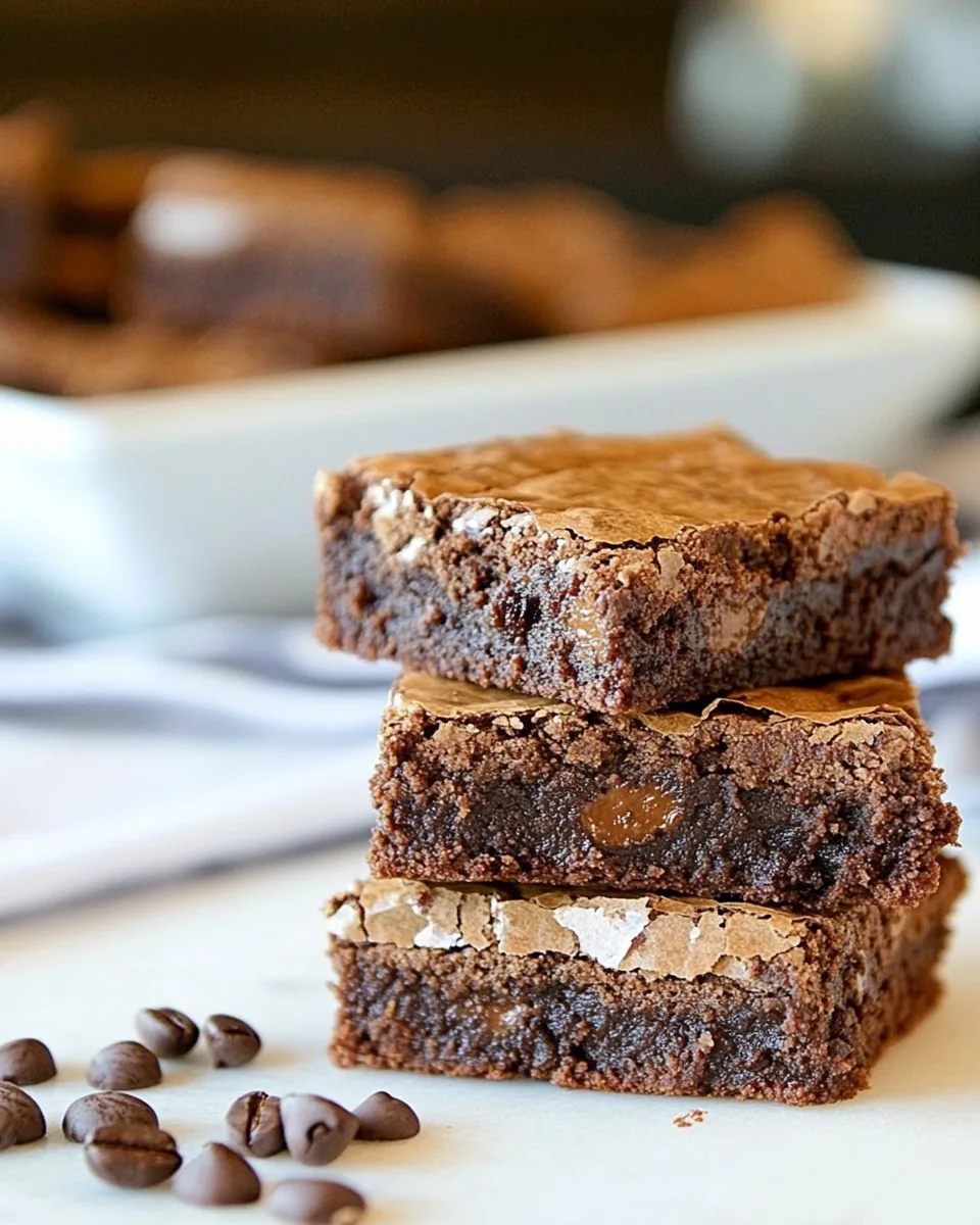 Easy Mocha Brownies