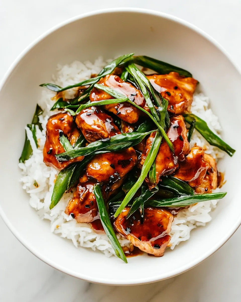 Easy Mongolian Chicken