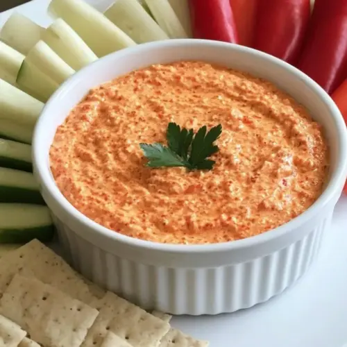 Easy Roasted Red Pepper Dip
